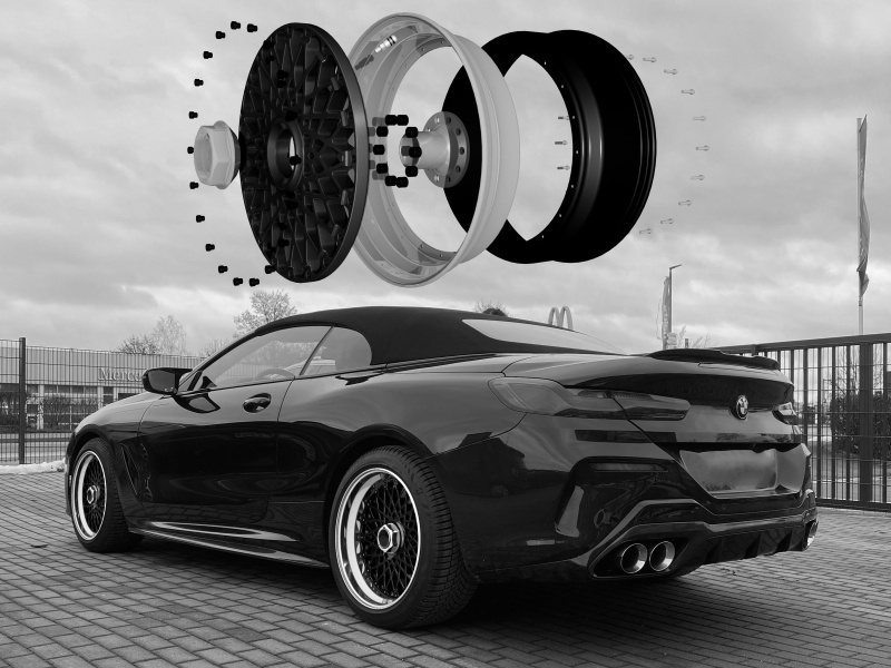 Auspuff- / Felgendesign